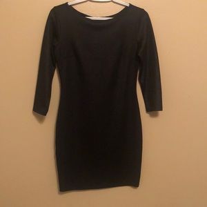 Forever 21 black long sleeve dress